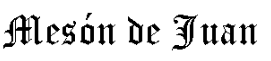 Mesón de Juan Ruidera
